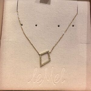Kite Diamond Necklace 14K Yellow Gold